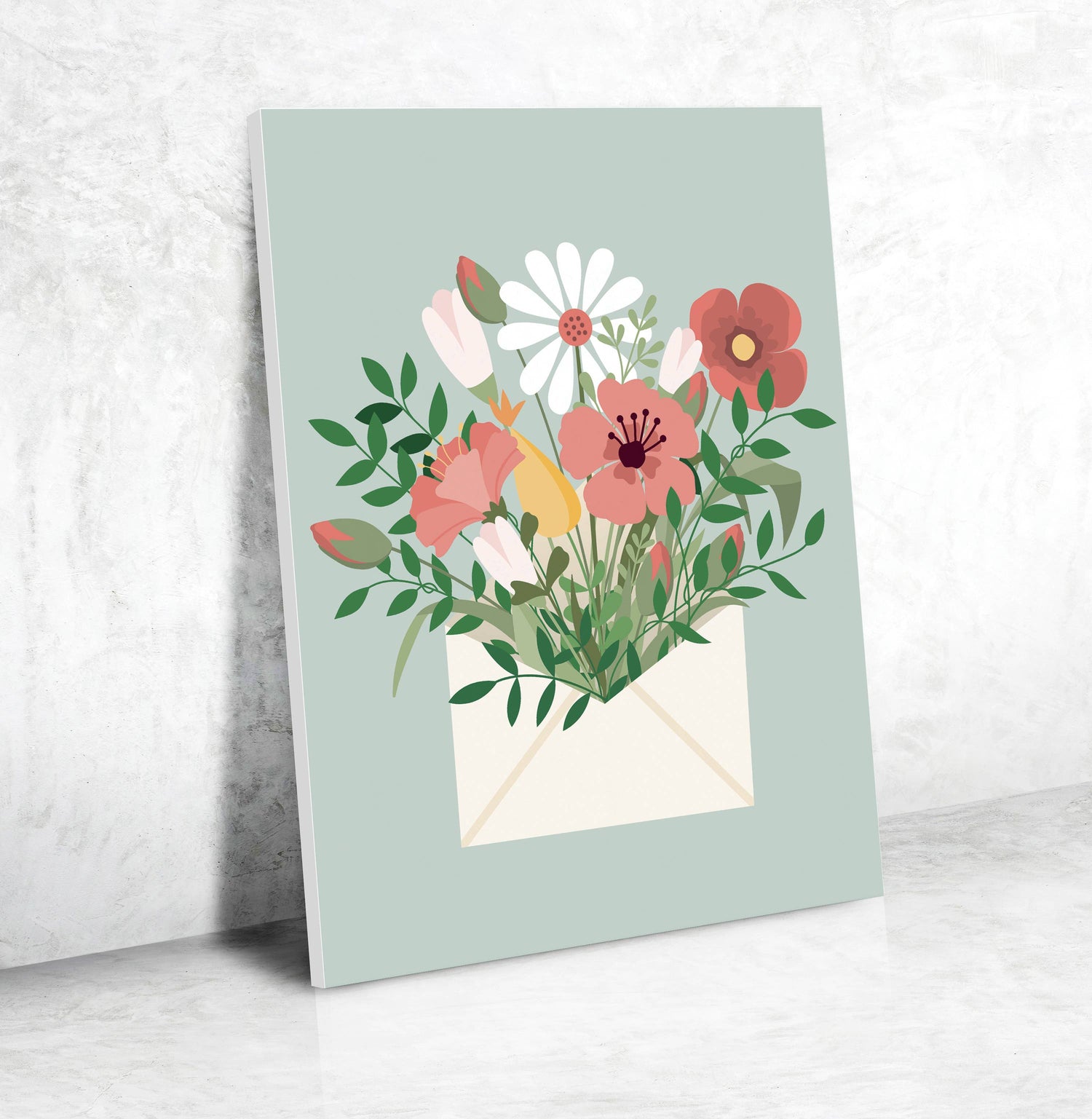 Σετ DIY Ζωγραφικής με Αριθμούς "Flower" 30×40 cm