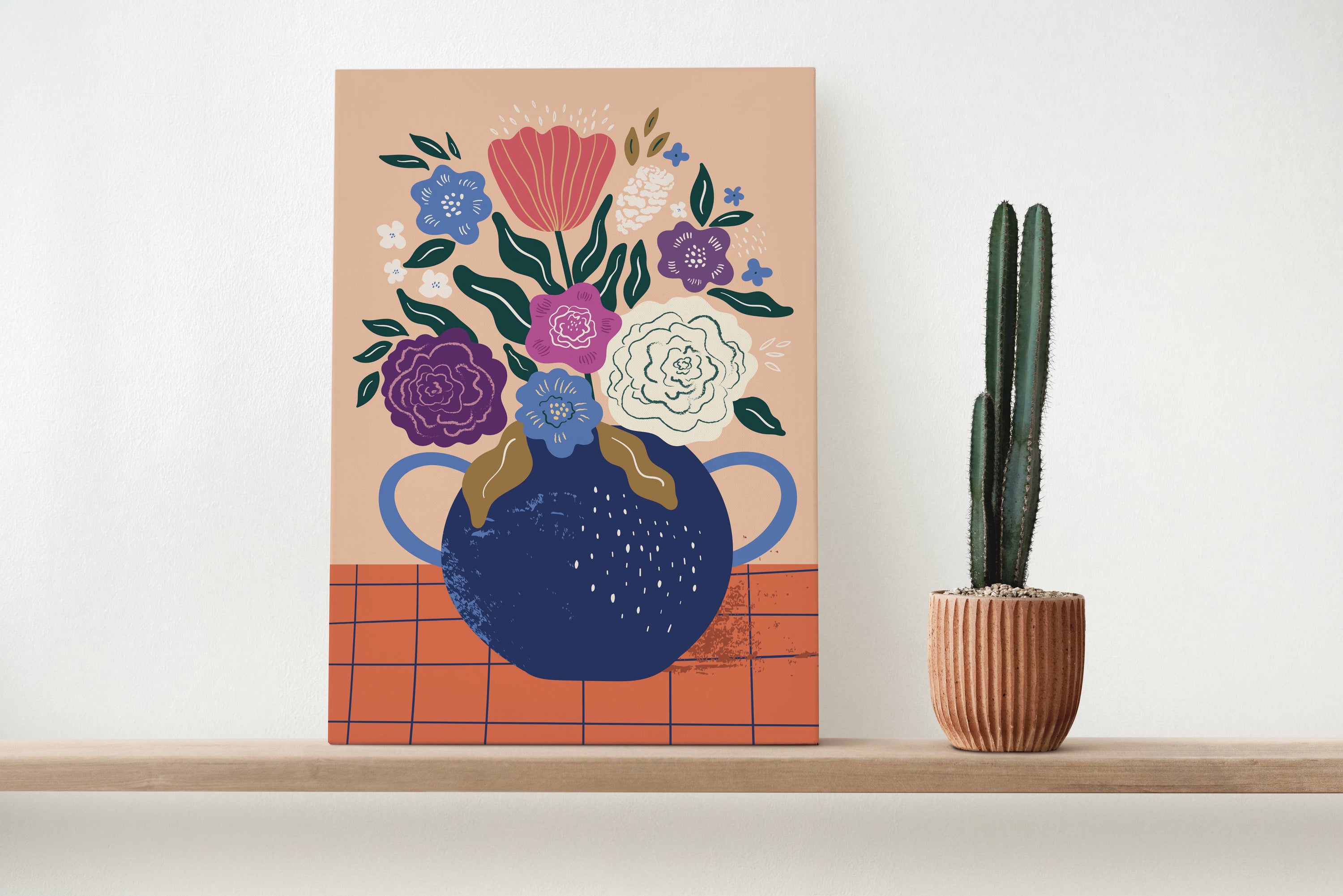 Σετ DIY Ζωγραφικής με Αριθμούς "Bouquet" 20×30 cm