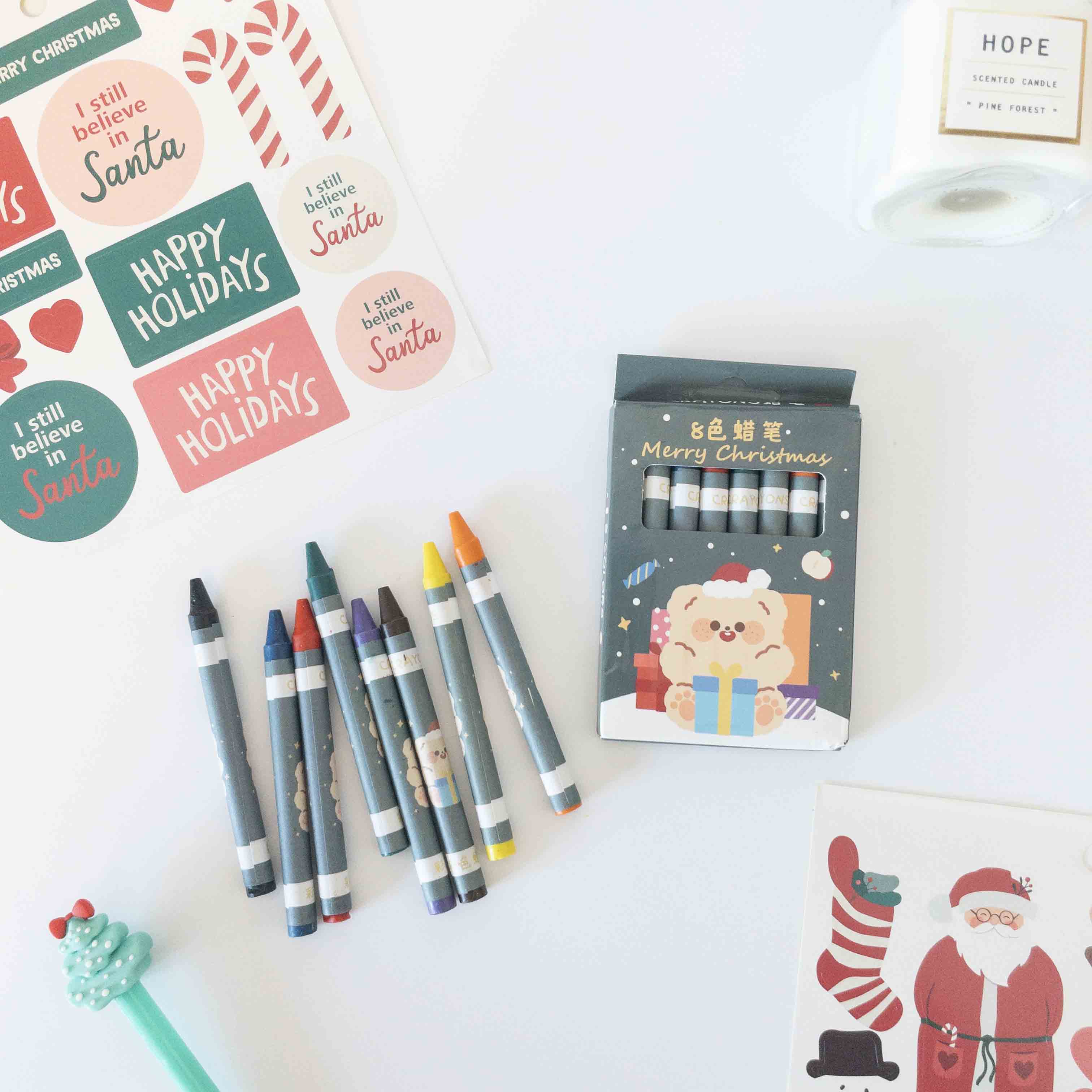 Χριστουγεννιάτικες Κηρομπογιές Set