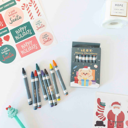 Χριστουγεννιάτικες Κηρομπογιές Set