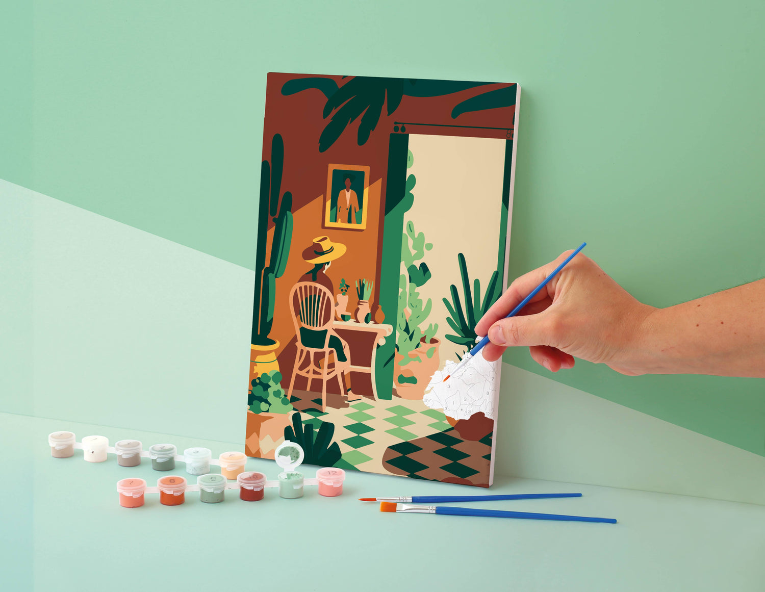 Σετ DIY Ζωγραφικής με Αριθμούς "Summer Sweetness" 20×30 cm