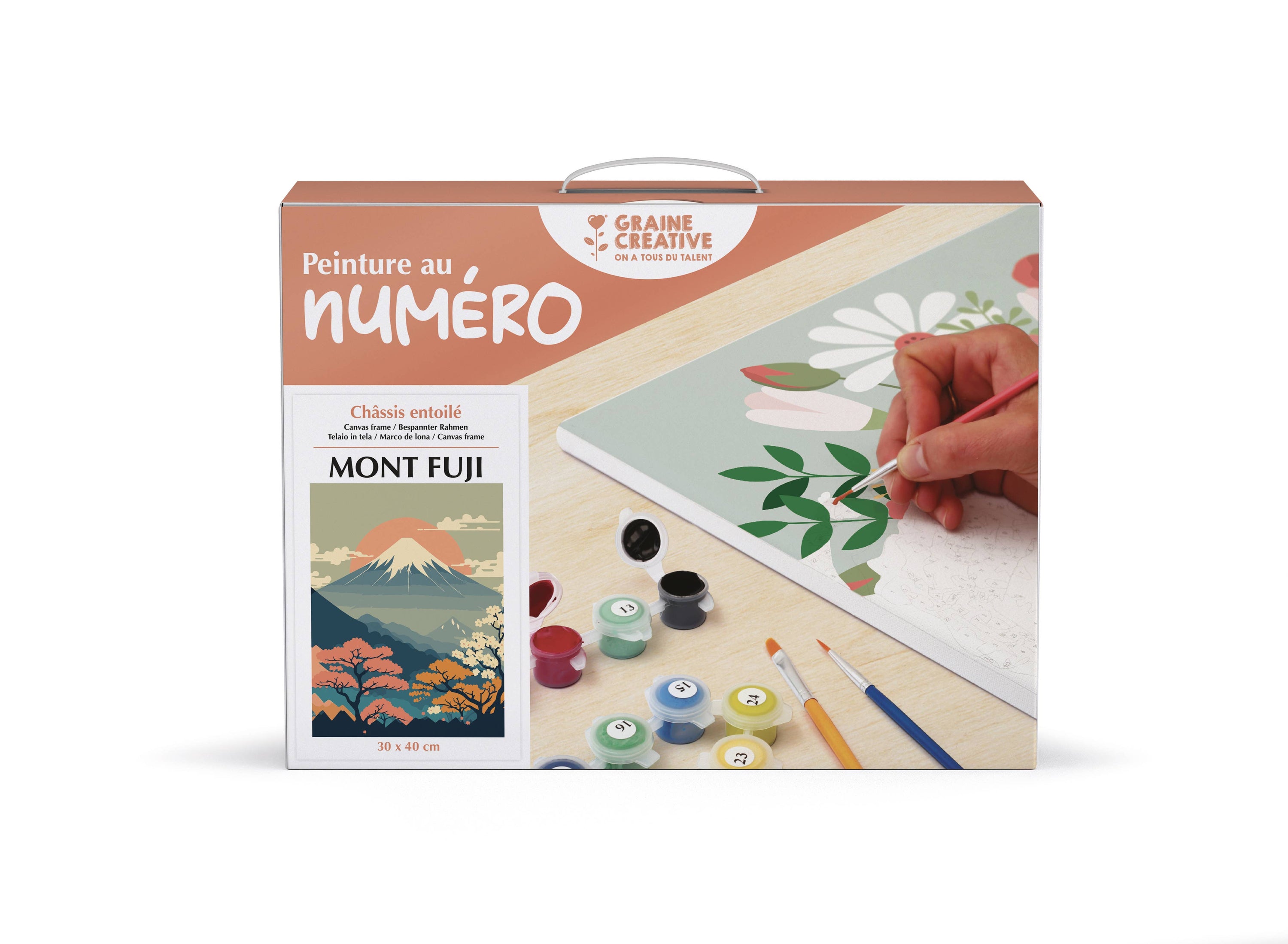 Σετ DIY ζωγραφικής με αριθμούς “Mount Fuji” 30×40