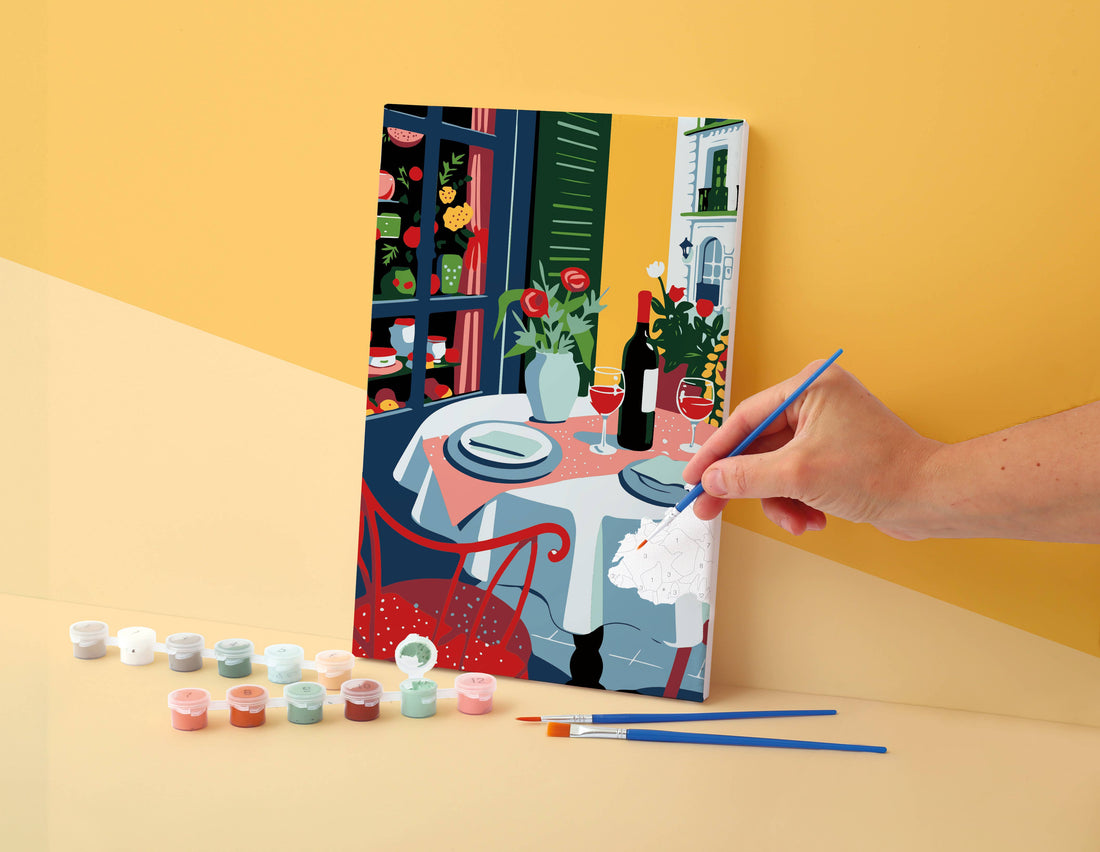 Σετ DIY Ζωγραφικής με Αριθμούς "Lunch" 20×30 cm