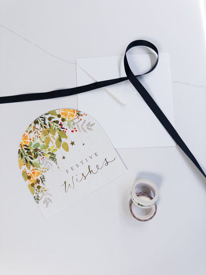 Κάρτα “Watercolour Garland”