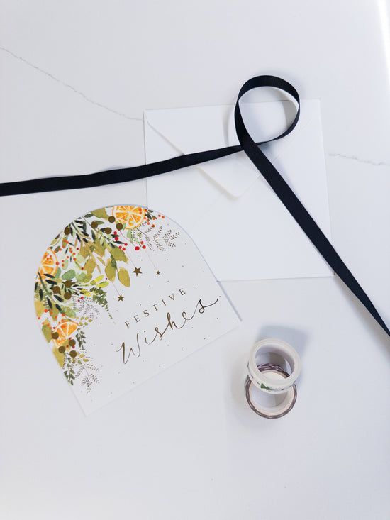 Κάρτα “Watercolour Garland”