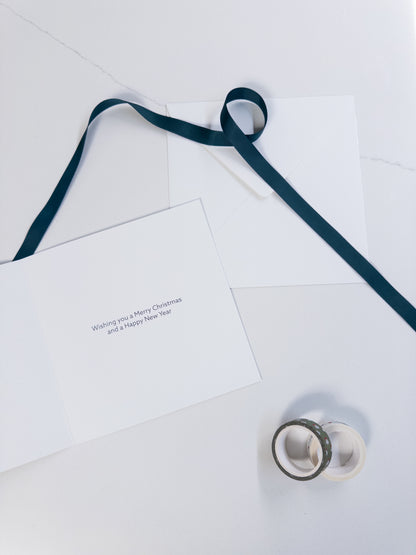 Κάρτα “Green &amp; Gold Noel”