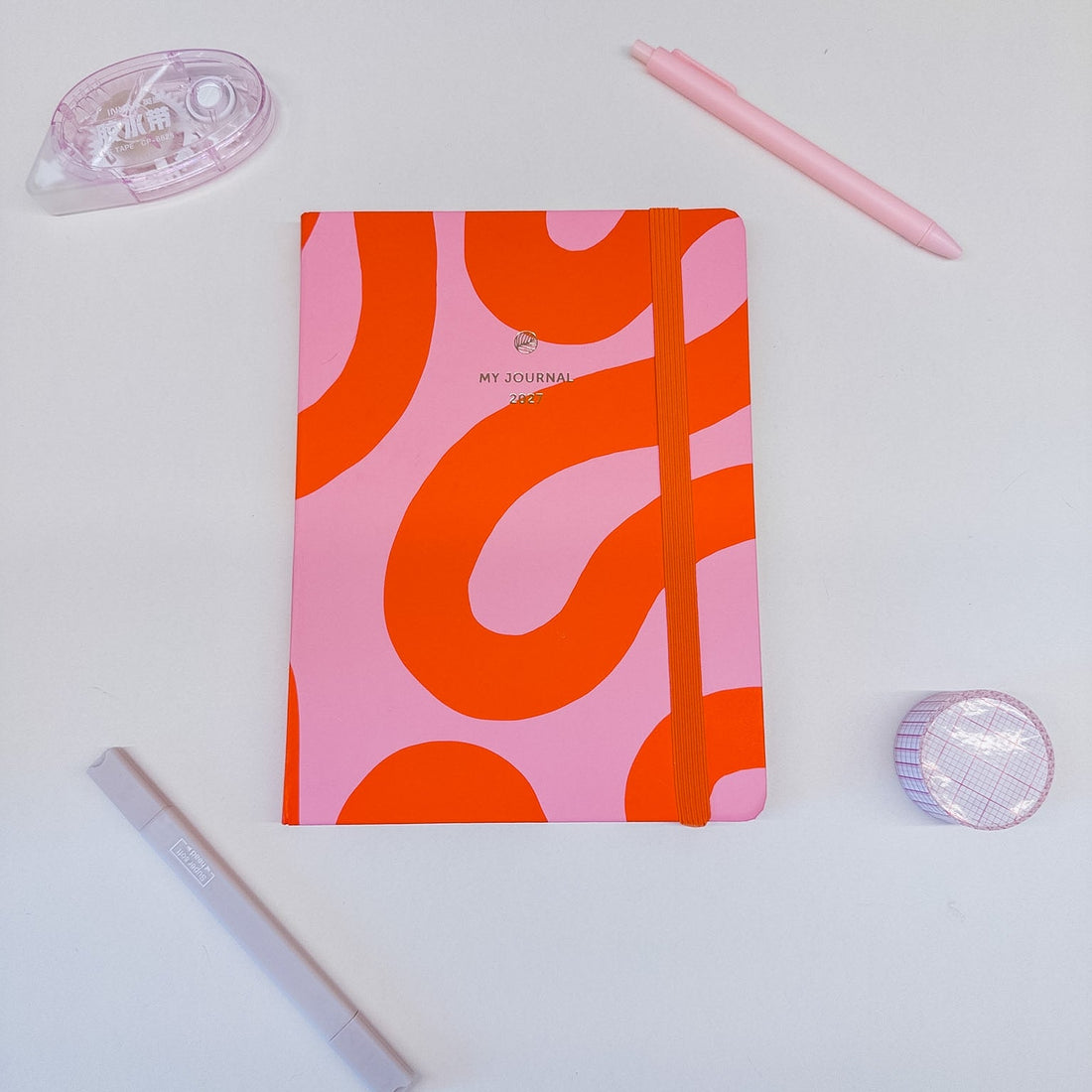 Ημερολόγιο 2027 My Journal – Flow Pink Red