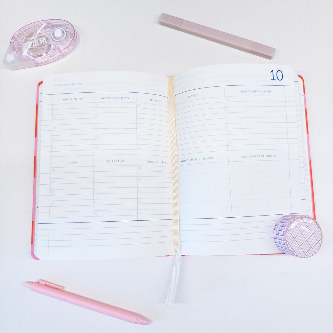 Ημερολόγιο 2027 My Journal – Flow Pink Red