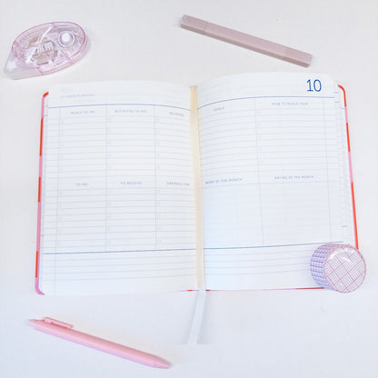 Ημερολόγιο 2027 My Journal – Flow Pink Red
