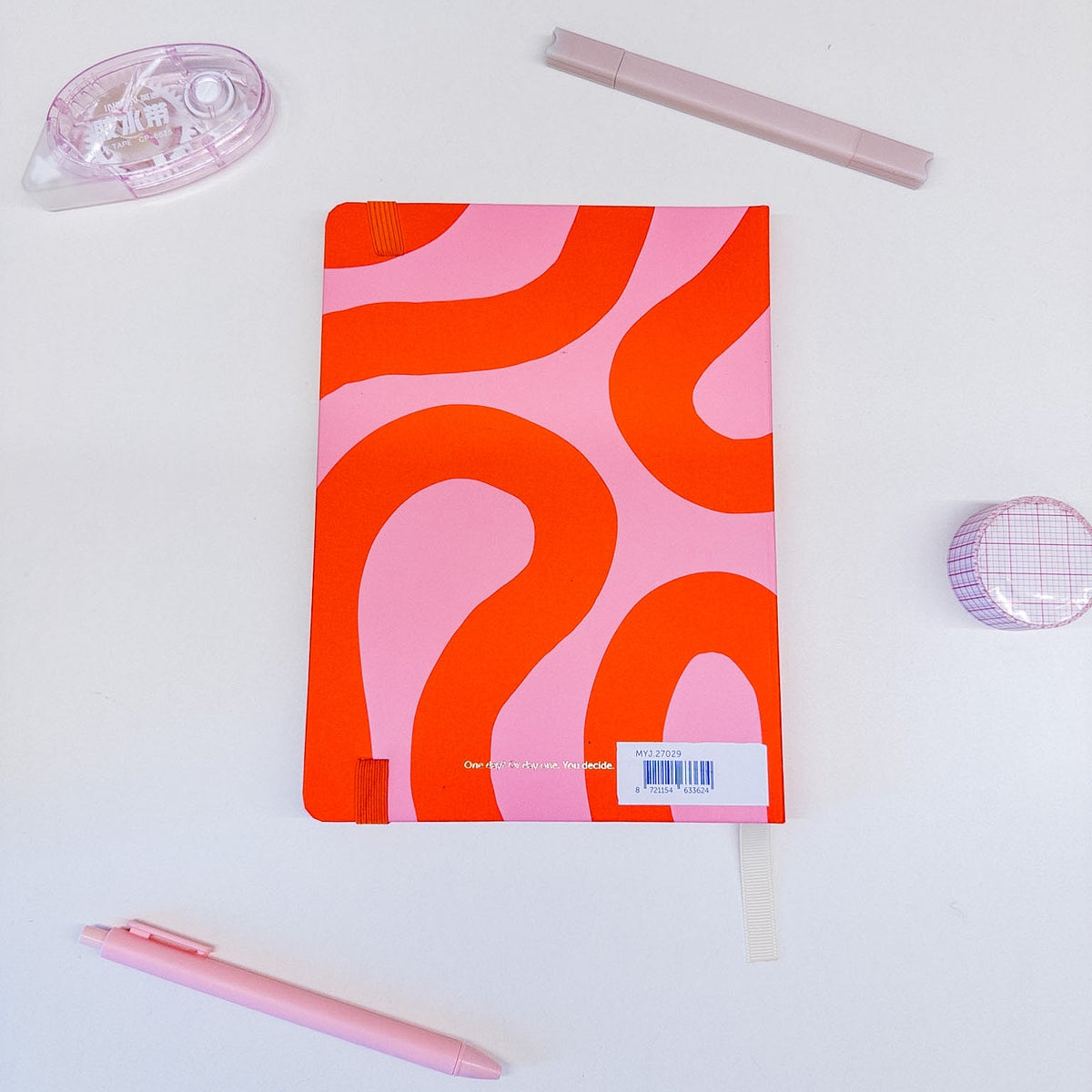 Ημερολόγιο 2027 My Journal – Flow Pink Red