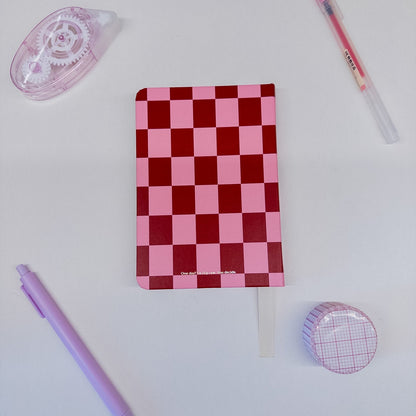 Ημερολόγιο 2027 A6 My Journal – Pink Red Checkered