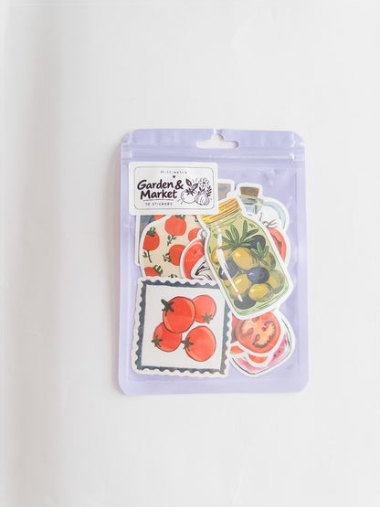 Garden &amp; Market Sticker Pack – 10 Αυτοκόλλητα