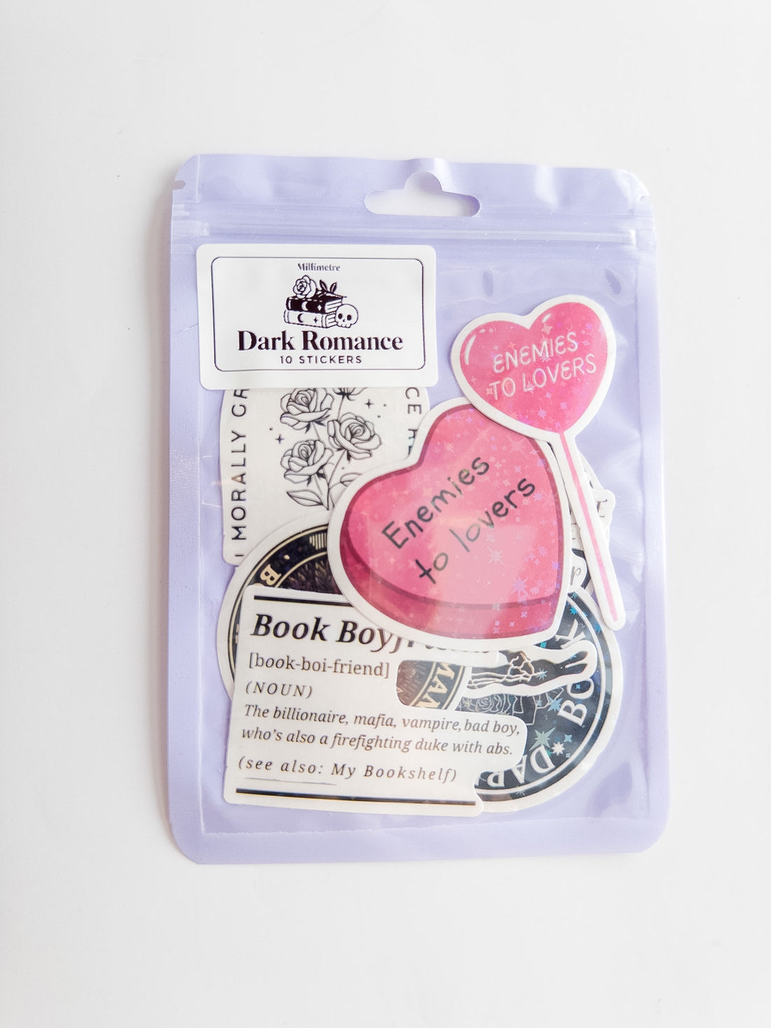 Dark Romance Sticker Pack – 10 Αυτοκόλλητα