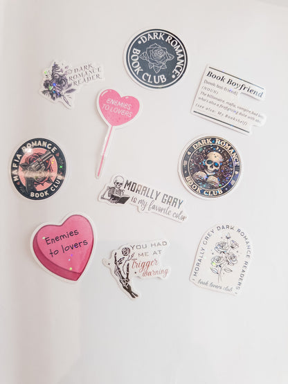Dark Romance Sticker Pack – 10 Αυτοκόλλητα