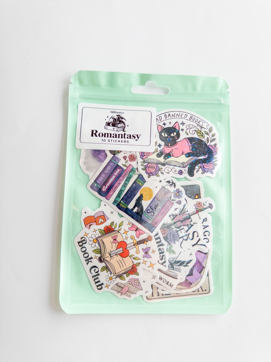 Romantasy Sticker Pack – 10 Αυτοκόλλητα