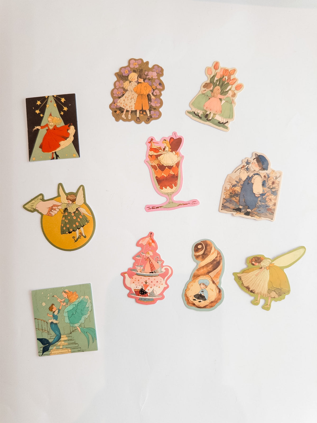 Whimsical Fairytale Sticker Pack – 10 Αυτοκόλλητα