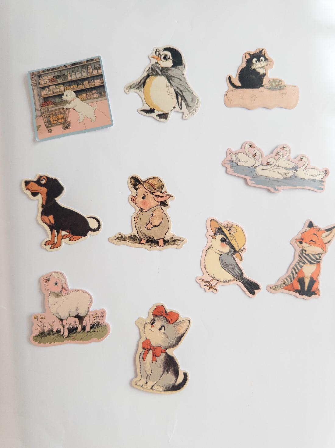 Animal Friends Sticker Pack – 10 Αυτοκόλλητα