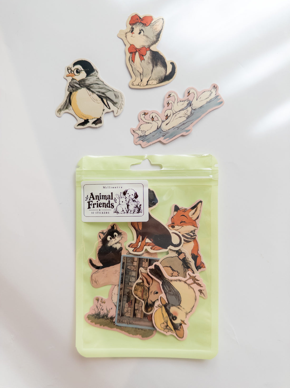 Animal Friends Sticker Pack – 10 Αυτοκόλλητα