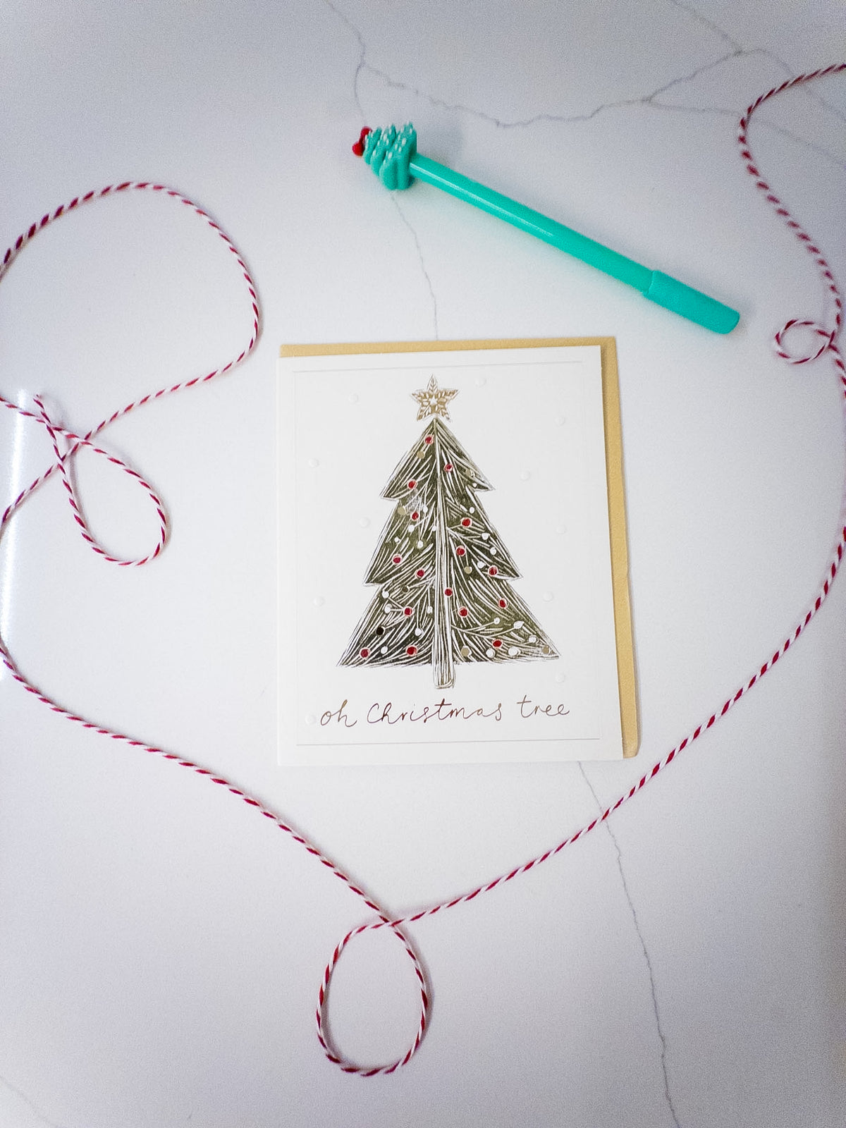 Κάρτα “Oh Christmas Tree Christmas”
