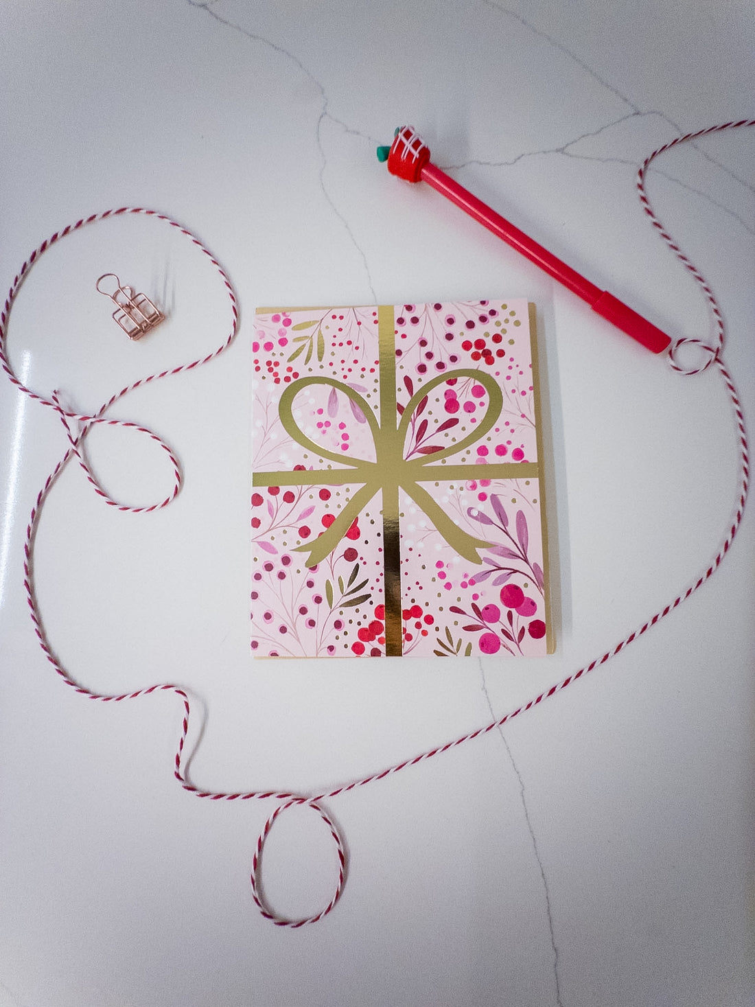 Κάρτα “Bursting Berry Ribbon Christmas”