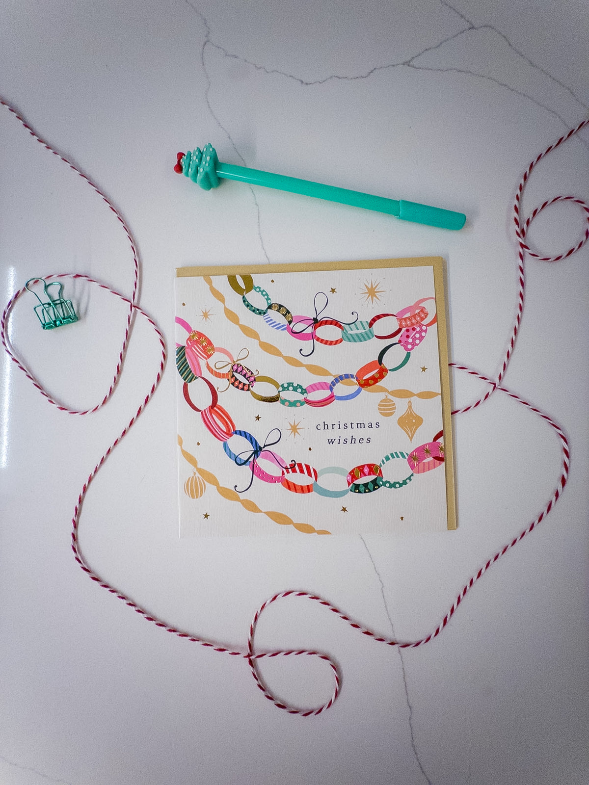 Κάρτα “Vintage Bunting Christmas”