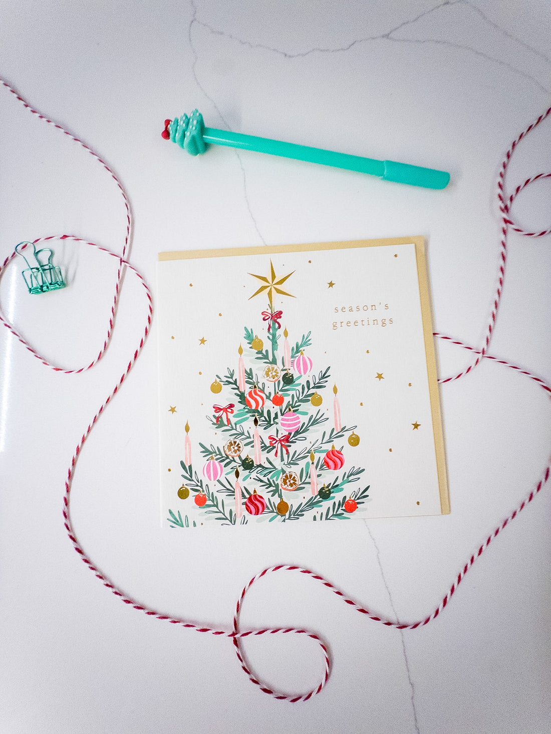 Κάρτα “Vintage Tree Christmas”