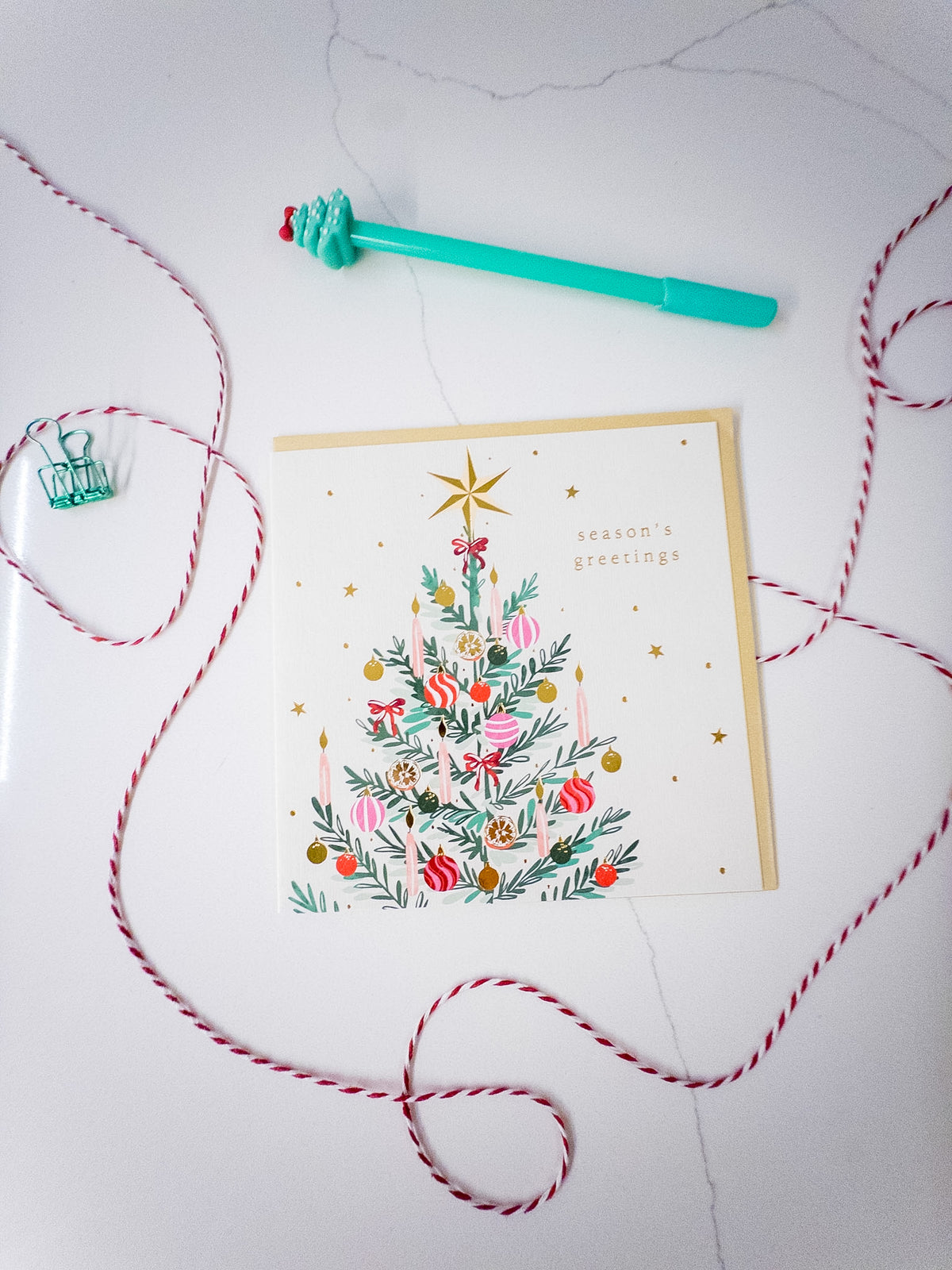 Κάρτα “Vintage Tree Christmas”