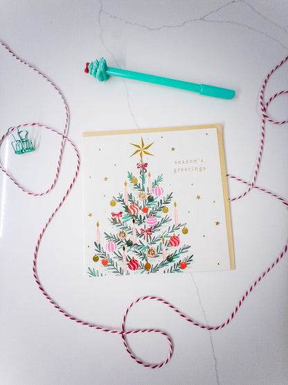 Κάρτα “Vintage Tree Christmas”