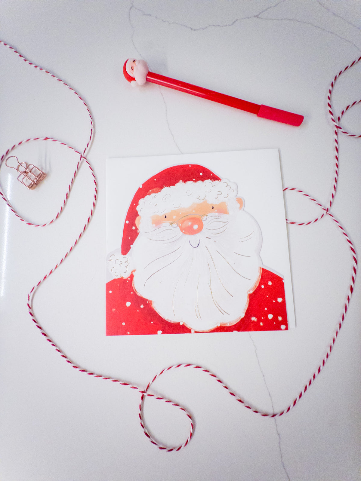 Κάρτα “Cut Out Santa Christmas”