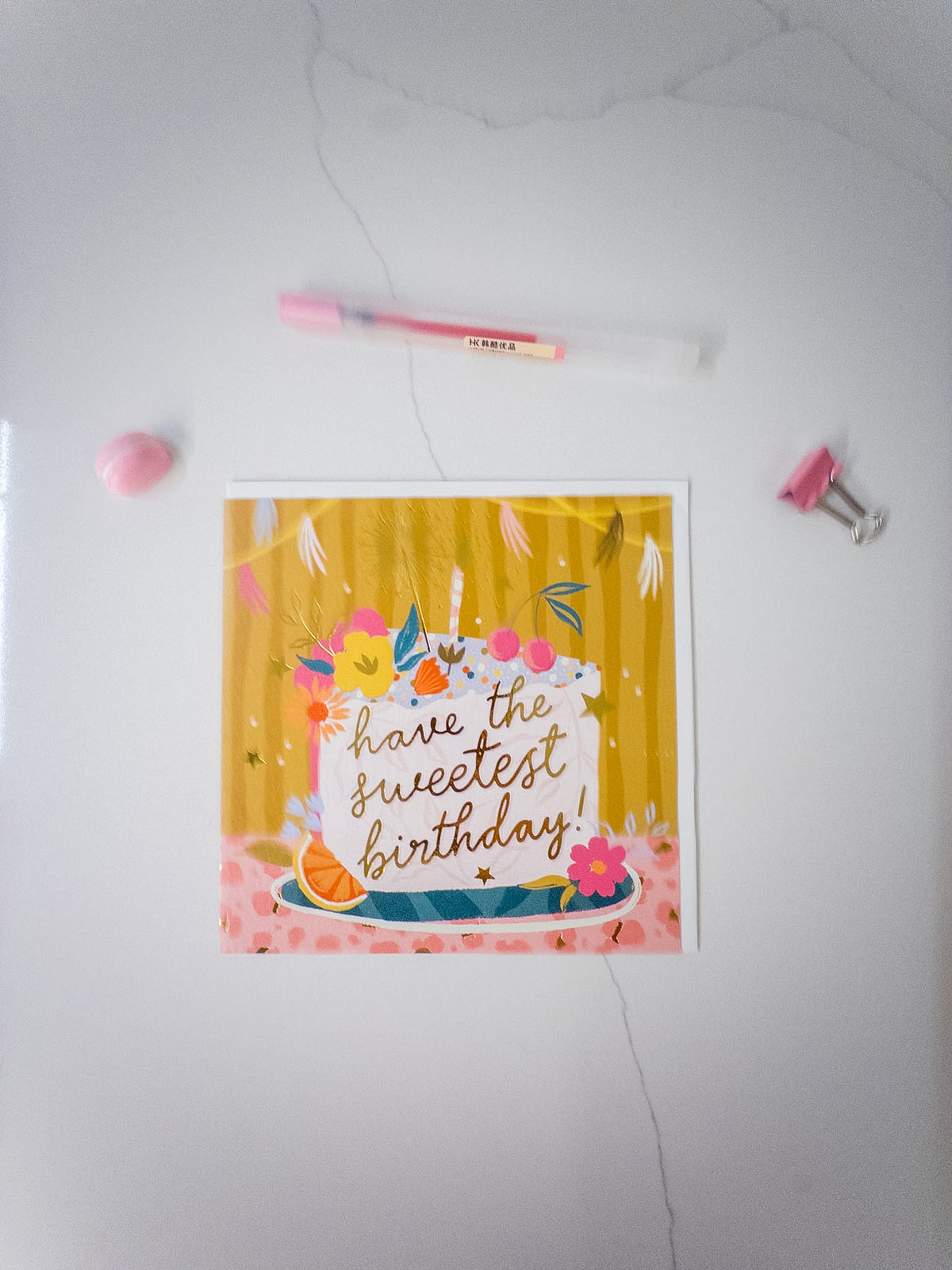 Κάρτα “The Sweetest Birthday”