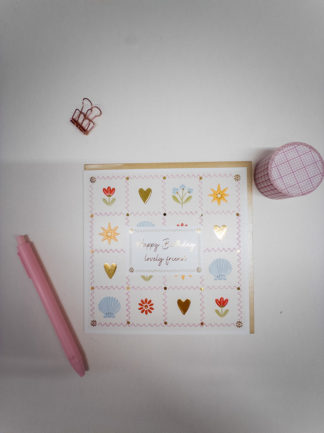 Κάρτα “Coastal Patch Lovely Friend Birthday”