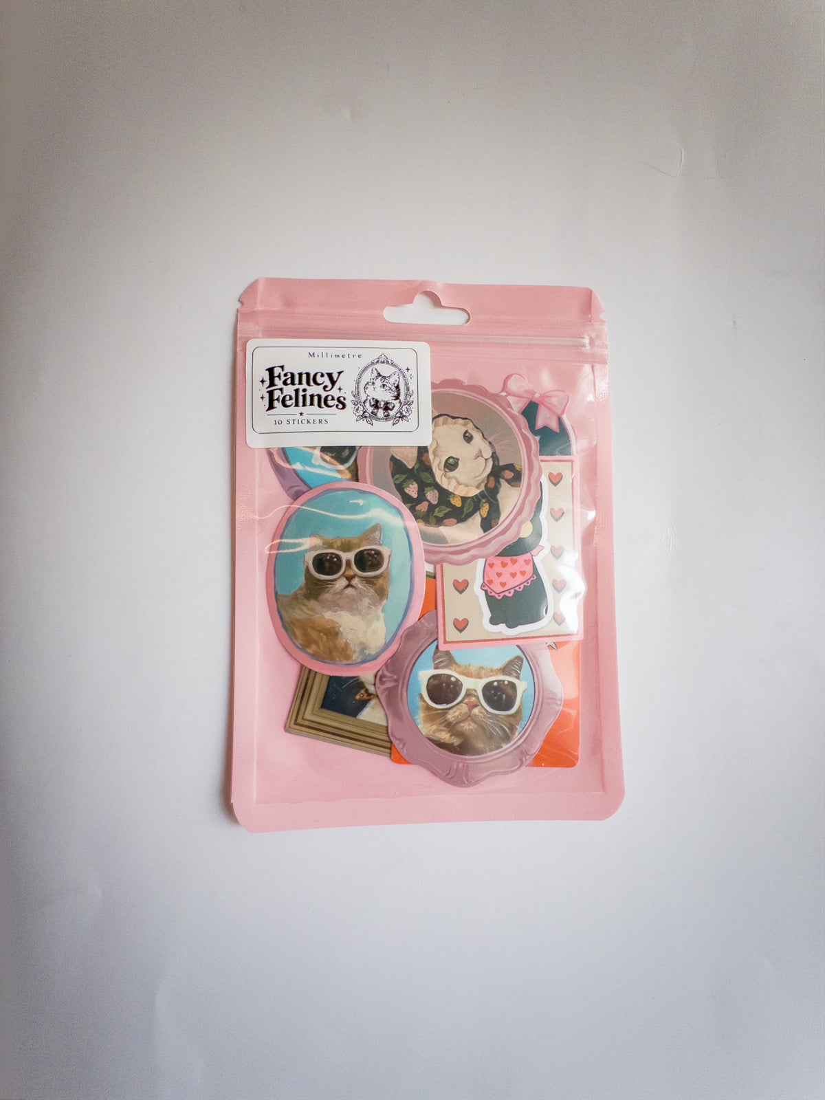 Fancy Felines Sticker Pack – 10 Αυτοκόλλητα