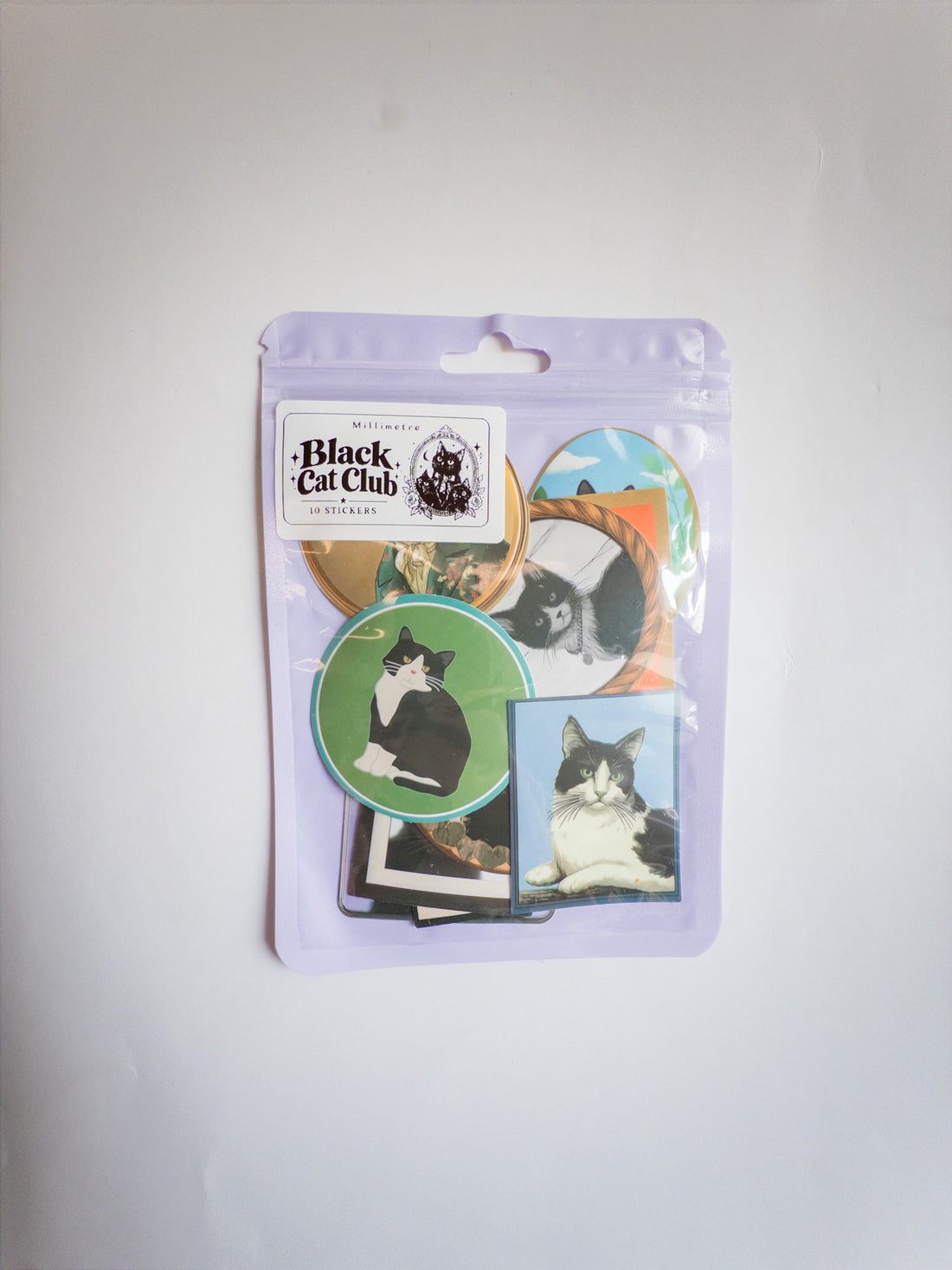 Black Cat Club Sticker Pack – 10 Αυτοκόλλητα
