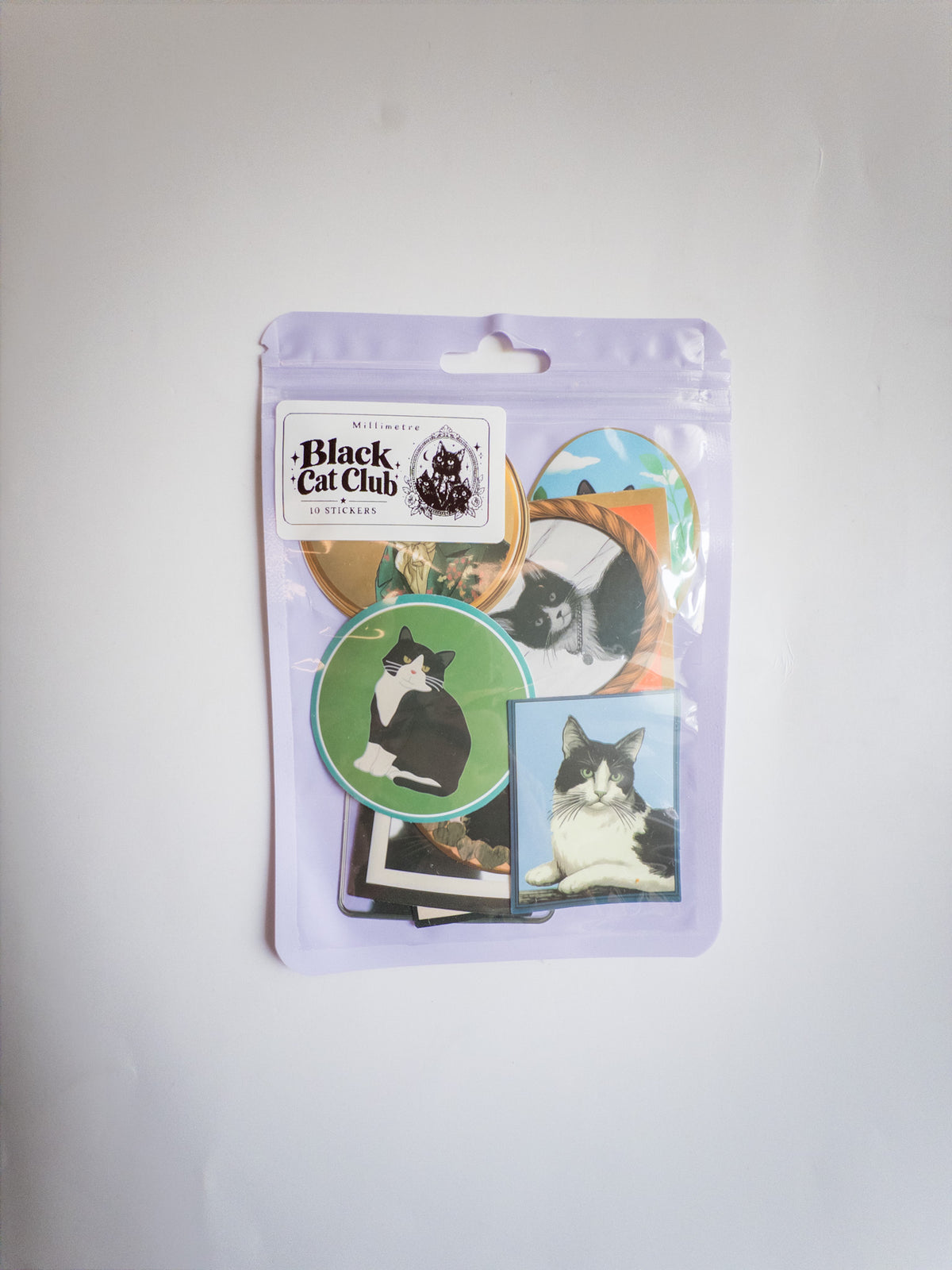 Black Cat Club Sticker Pack – 10 Αυτοκόλλητα