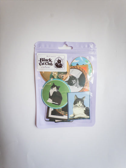 Black Cat Club Sticker Pack – 10 Αυτοκόλλητα