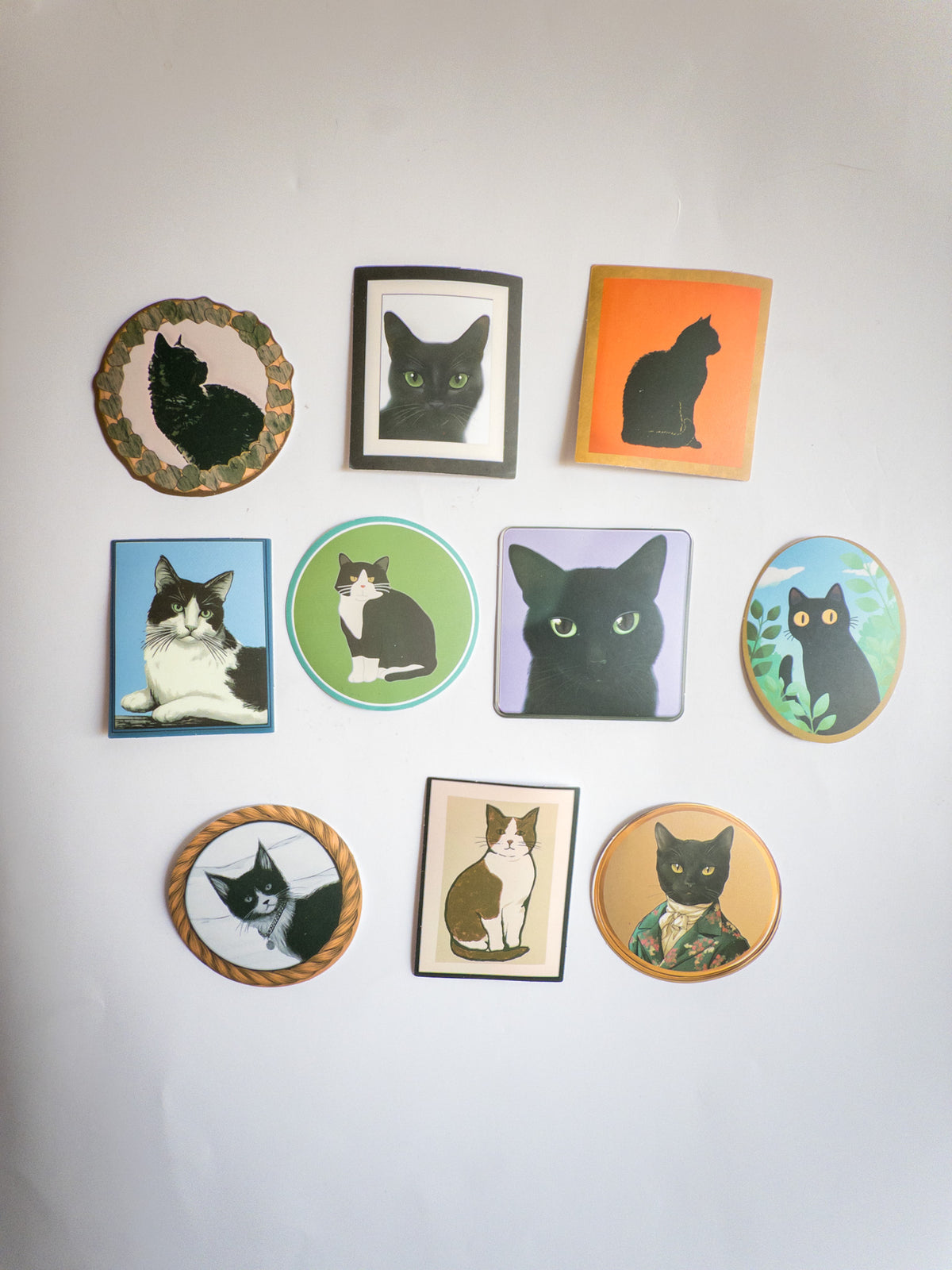 Black Cat Club Sticker Pack – 10 Αυτοκόλλητα