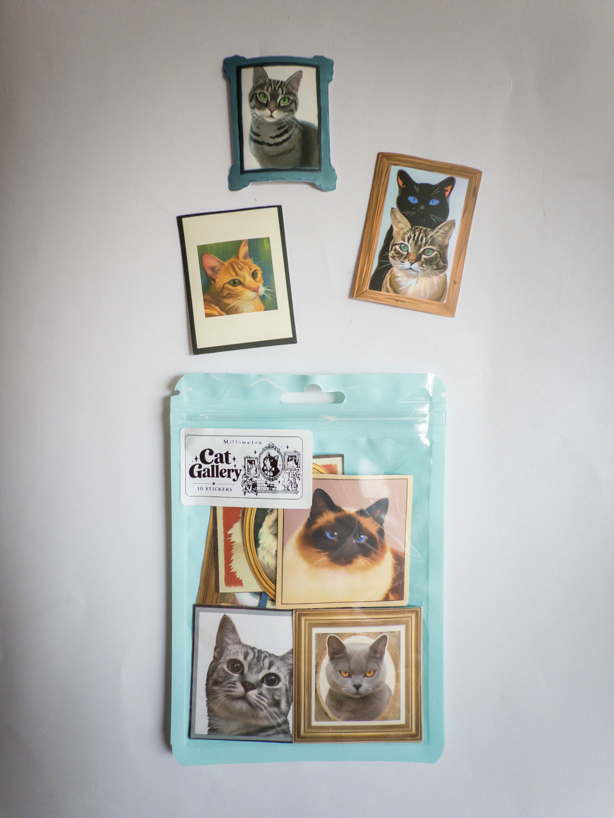 Cat Gallery Sticker Pack – 10 Αυτοκόλλητα