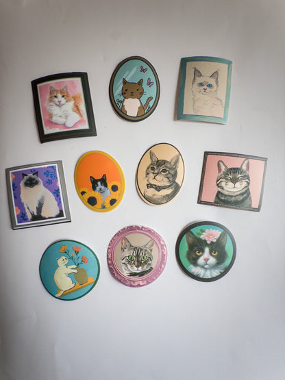 Cute &amp; Colorful Cats Sticker Pack – 10 Αυτοκόλλητα