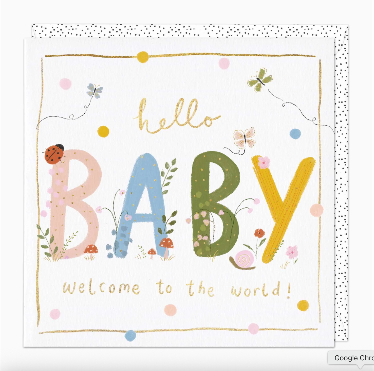 Κάρτα “Buggy Welcome Baby Card”