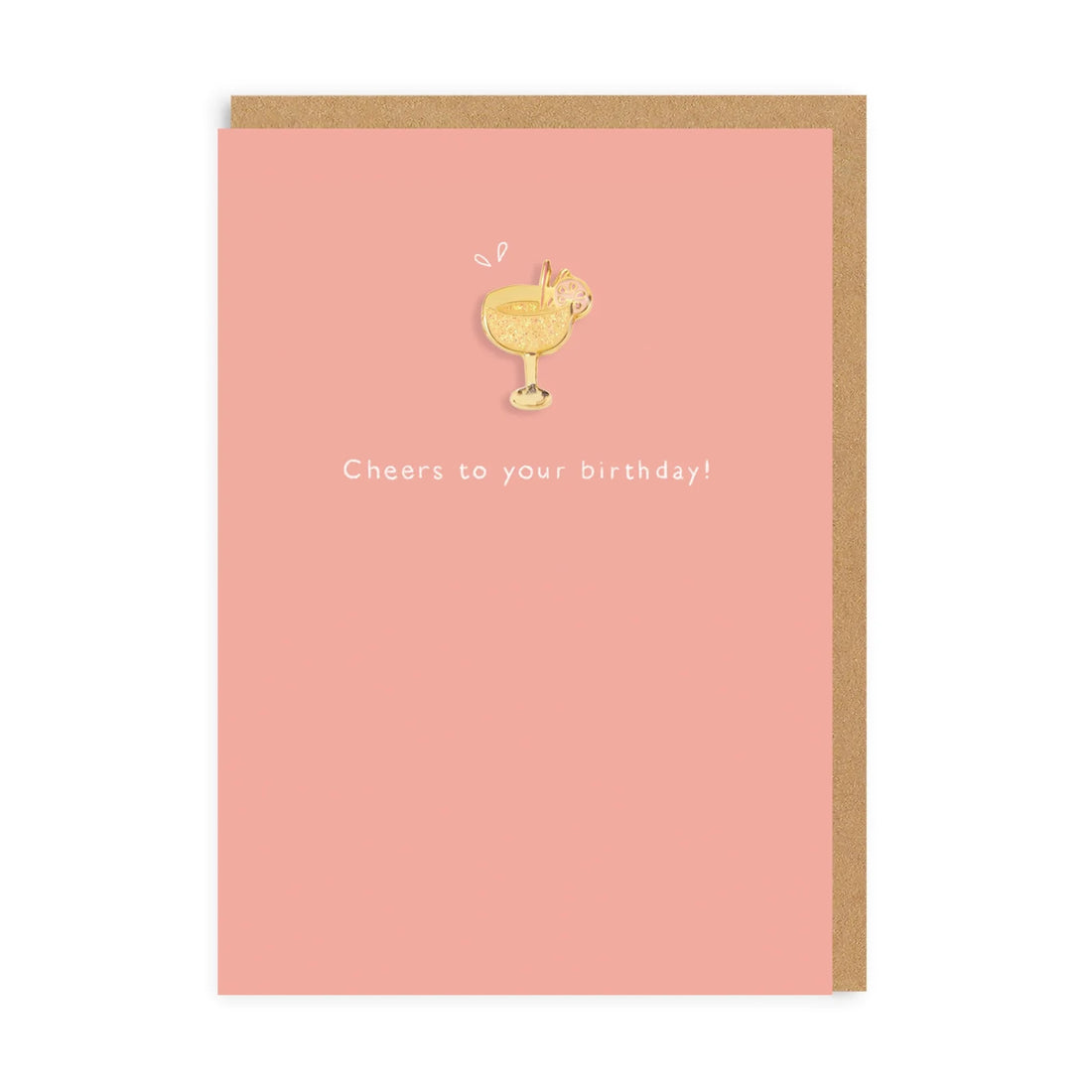 Κάρτα Cheers to your Birthday Enamel Pin