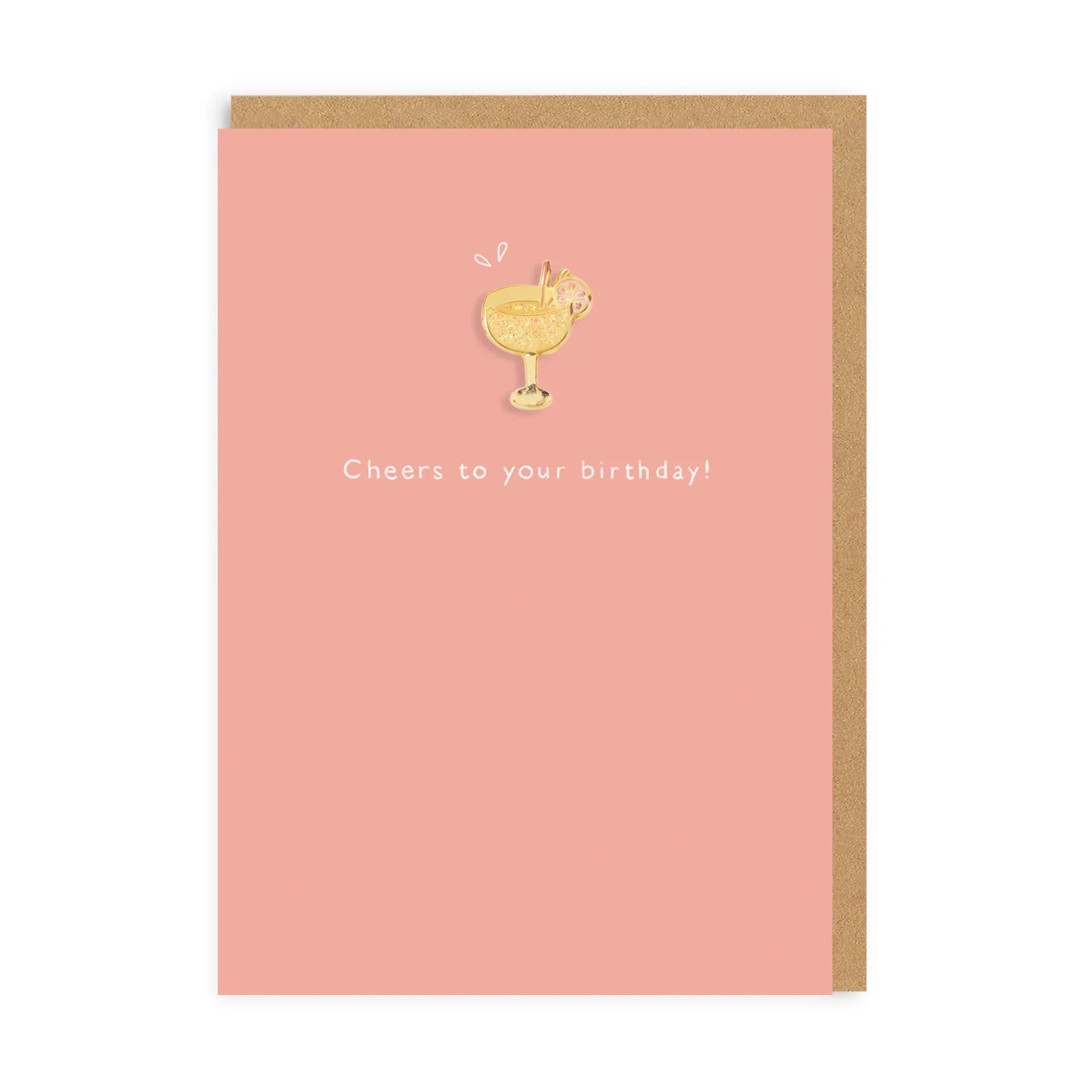 Κάρτα Cheers to your Birthday Enamel Pin