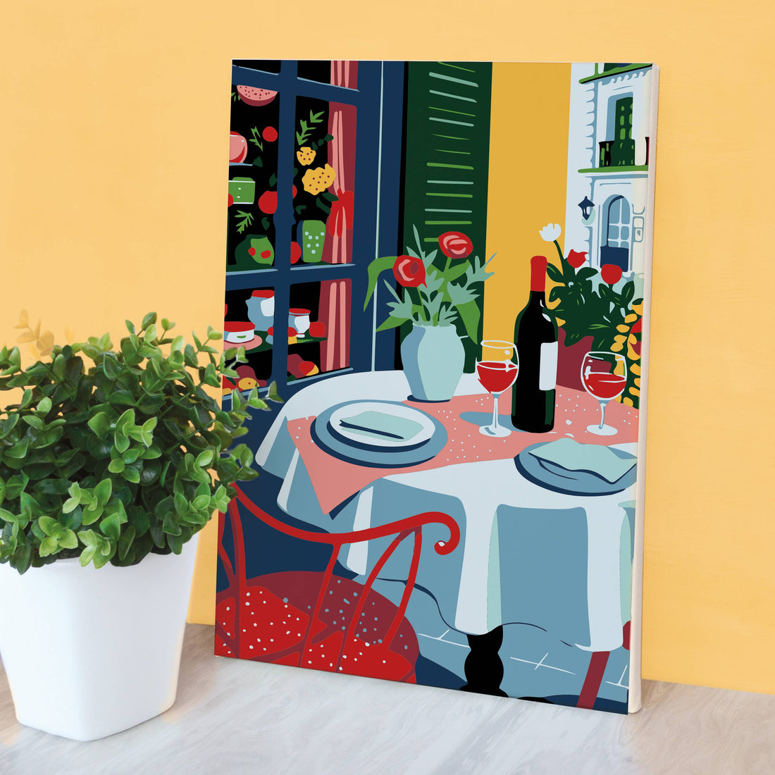 Σετ DIY Ζωγραφικής με Αριθμούς "Lunch" 20×30 cm