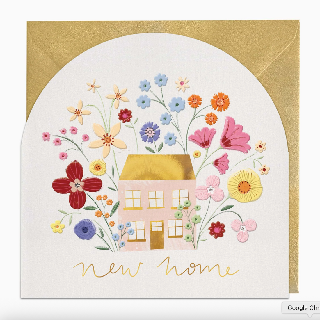 Κάρτα “Floral Arch New Home”