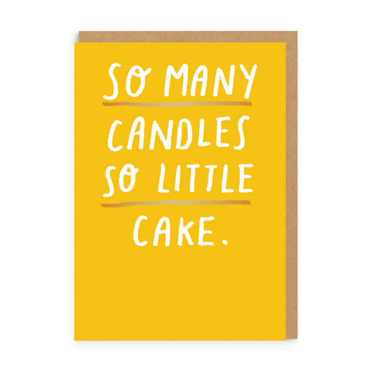 Κάρτα So Many Candles So Little Cake