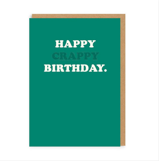 Κάρτα Happy Crappy Birthday