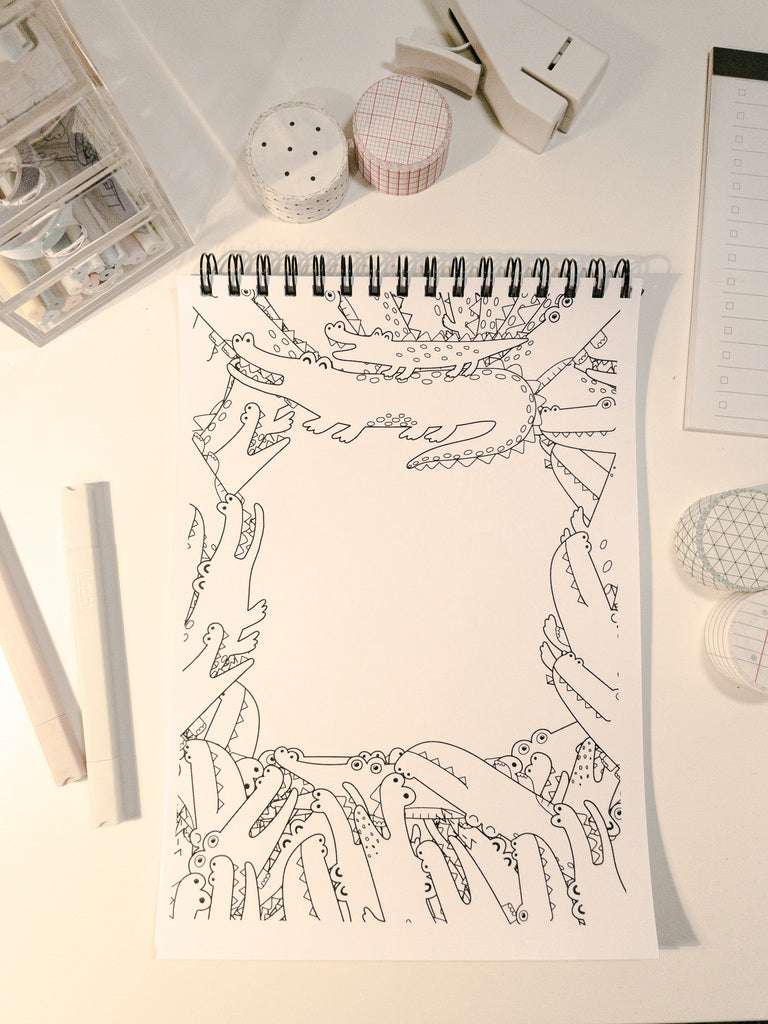 Βιβλίο ζωγραφικής Animal Kingdom