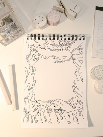 Βιβλίο ζωγραφικής Animal Kingdom