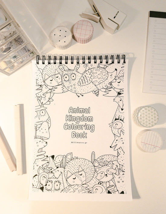 Βιβλίο ζωγραφικής Animal Kingdom