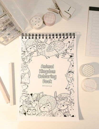 Βιβλίο ζωγραφικής Animal Kingdom