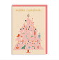 Κάρτα Merry Christmas Pink tree
